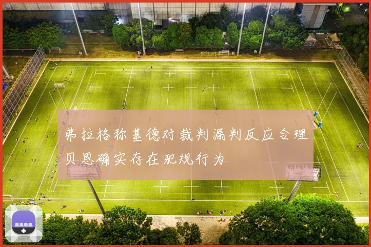 弗拉格称基德对裁判漏判反应合理贝恩确实存在犯规行为